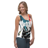 Throw Down Some Chords Sublimation Cut & Sew Tank Top - Beyond T-shirts
